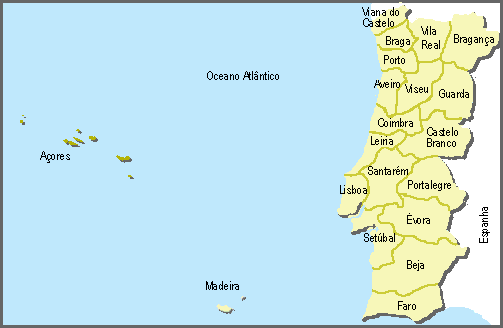 Localizacao Região Autonoma dos Acores